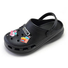 Load image into Gallery viewer, Summer Women Clogs Platform Garden Sandals Fruit Slippers Beach Shoes Increase Outdoor Unisex Garden Clogs Shoes Comfortable Slip-on Summer Beach Sandals
