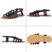 Load image into Gallery viewer, Summer Women's Sandals Fashion Fat Bottom Female Clip Toe Shoes Outdoor Beach Sandal Flat Sandal Ankle Strap Open Toe Breathable Summer Sandals Adjustable Buckle Strap Women Sandals
