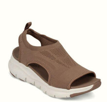 Load image into Gallery viewer, Summer Women Sandals Solid Color Open Toe Casual Shoes Hollow Out Slip-On Mesh Platform Fit Anti Slip Shoes Hollow Out Slip-On Mesh Soft Sandals Low Heeled Comfort Casual Sports Shoes

