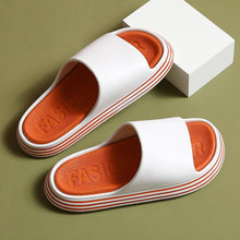 Load image into Gallery viewer, Summer Women Slippers Runway Shoes Outdoor Slides Men Flip Flops Thick Sole Non-slip Beach Pool Outdoor Slippers Anti-Slip Shower Spa Bath Pool Gym Slides Flip Flop Open Toe Comfortable Soft Sandals Casual Shoes
