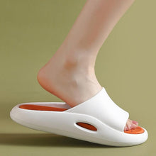 Load image into Gallery viewer, Summer Women Slippers Runway Shoes Outdoor Slides Men Flip Flops Thick Sole Non-slip Beach Pool Outdoor Slippers Anti-Slip Shower Spa Bath Pool Gym Slides Flip Flop Open Toe Comfortable Soft Sandals Casual Shoes
