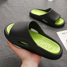 Load image into Gallery viewer, Summer Women Slippers Runway Shoes Outdoor Slides Men Flip Flops Thick Sole Non-slip Beach Pool Outdoor Slippers Anti-Slip Shower Spa Bath Pool Gym Slides Flip Flop Open Toe Comfortable Soft Sandals Casual Shoes
