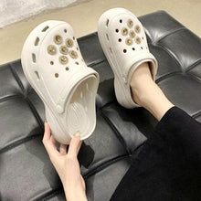 Load image into Gallery viewer, Summer Womens Platform Garden Shoes Clogs Outdoor Beach Slippers Clogs Slippers For Women’s Fashion Comfortable Slip On Slides Shoes For Everyday
