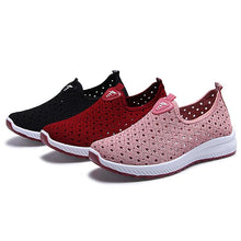 Load image into Gallery viewer, Summer Womens Shoes Breathable Mesh Sneakers Slip On Flats Espadrilles Fashion Trainers Women Comfortable Pink Couple Shoes Outdoor Walking Footwear Shoes
