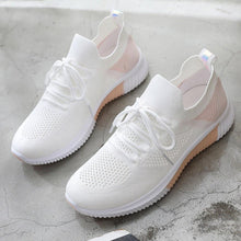 Load image into Gallery viewer, Summer Womens Shoes Mesh Light Breathable Sneakers Flats Casual Trainers Walking Shoes Sport Women Mesh Running Casual Slip On Flats Sneakers
