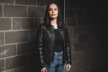 Load image into Gallery viewer, Supastar - Womens Motorcycle Leather Jacket
