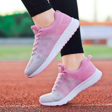 Load image into Gallery viewer, Super Light Sneakers For Women Vulcanize Sport Walking White Sneakers Women Casual Flats Elegant Soft Walking Shoes Breathable Non Slip Comfortable Sneakers
