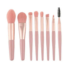 Load image into Gallery viewer, Super Luxury Quality Amazing 8Pcs Mini Travel Portable Soft Makeup Brushes Set Cosmetic Powder Eye Shadow Foundation Blush Blending Beauty Make Up Brush Tool
