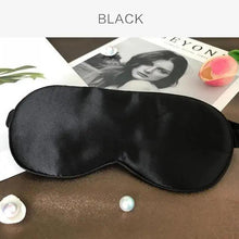 Load image into Gallery viewer, Super Smooth  Mulberry Silk Sleep Eye Mask &amp; Blindfold With Elastic Strap Travel Eye Patch Soft Nap Eye Patch  Eye Cover Eyeshade for Night Sleeping Mask For Women
