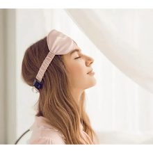 Load image into Gallery viewer, Super Smooth  Mulberry Silk Sleep Eye Mask &amp; Blindfold With Elastic Strap Travel Eye Patch Soft Nap Eye Patch  Eye Cover Eyeshade for Night Sleeping Mask For Women
