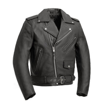 Load image into Gallery viewer, Superstar Men's Motorcycle Leather Jacket
