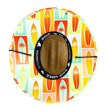 Load image into Gallery viewer, Peter Grimm Surf Board - Rye Straw Lifeguard Hat
