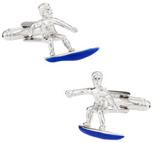 Load image into Gallery viewer, Surfer Cufflinks
