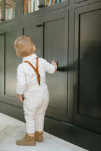 Load image into Gallery viewer, Tan Leather Suspenders - Choose your size
