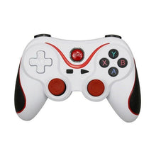 Load image into Gallery viewer, Sustainable White Wireless Joystick Gamepad PC Game Controller Support Bluetooth BT3.0 Compatible With Mobile Phone Tablet Wireless Controller Game Controller Gamepad Joystick Compatible With Slim 360 PC Windows 7 8 10 (White)
