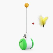 Load image into Gallery viewer, Swing Toys for Cats Kitten Interactive Balance Car Cat Chasing Toy With Catnip Funny Pet Products Indoor Cats Chaser Toys with Feather Catnip Ball Balanced Exercise Wheel Toy for Cats Chasing Hunting Playing
