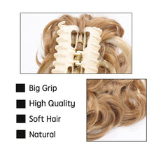 Load image into Gallery viewer, Synthetic Women's Hair Bun Bands Short Curly Chignon Hairpins Claw In Hairpieces for Fake False Hair Scrunchy Black Brown Wigs For Black Women Cosplay Wigs For Women
