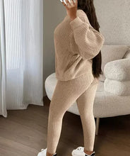 Load image into Gallery viewer, Fashionable Knitted Wool Trousers Suit - # GIAA23410010
