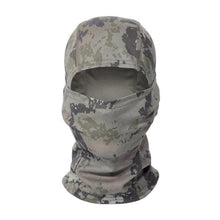 Load image into Gallery viewer, Tactical Camouflage Balaclava Full Face Mask CS Wargame Army Hunting Cycling Sports Helmet Liner Military Multiamp CP Skating Hat Motorbike Biker Racing Breather Mask Tactical Airsoft Cap Scarf Mask Ski Hat Spring Summer For Men Women
