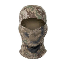 Load image into Gallery viewer, Tactical Camouflage Balaclava Full Face Mask CS Wargame Army Hunting Cycling Sports Helmet Liner Military Multiamp CP Skating Hat Motorbike Biker Racing Breather Mask Tactical Airsoft Cap Scarf Mask Ski Hat Spring Summer For Men Women

