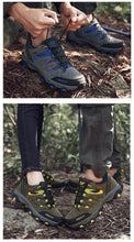 Load image into Gallery viewer, Tactical Outdoor Mens Waterproof Hiking Shoes Mountain Boots Hunting Unisex Sport Shoes Low-Top Sneakers Non-Slip Wear-Resistant Outdoor Comfortable Camping Shoes
