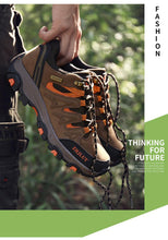 Load image into Gallery viewer, Tactical Outdoor Mens Waterproof Hiking Shoes Mountain Boots Hunting Unisex Sport Shoes Low-Top Sneakers Non-Slip Wear-Resistant Outdoor Comfortable Camping Shoes
