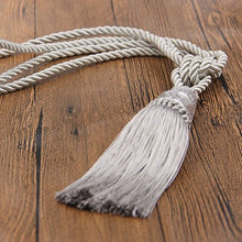 Load image into Gallery viewer, Tassel Curtain Tieback Crystal Bead Hanging Ball Tie Room Accessories Holder Buckle Rope Bandage Holdback Window Shade Curtain Tie Back Tassel Tie Backs for Curtain Beautiful Curtain Holdback Rope
