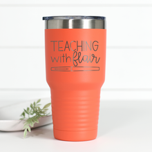 Load image into Gallery viewer, Teaching With Flair 30 oz Engraved Tumbler
