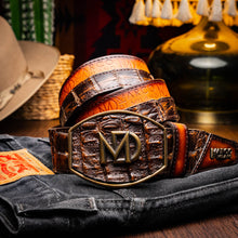 Load image into Gallery viewer, Texas Belt Aged Brown
