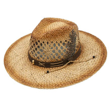Load image into Gallery viewer, Peter Grimm Texican - Straw Cowboy Hat
