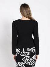 Load image into Gallery viewer, Textured Button Down Collared Peplum Cardigan
