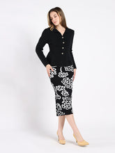 Load image into Gallery viewer, Textured Button Down Collared Peplum Cardigan
