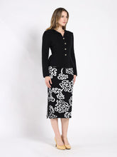 Load image into Gallery viewer, Textured Button Down Collared Peplum Cardigan
