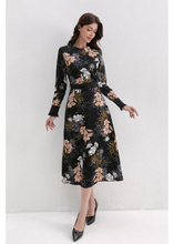 Load image into Gallery viewer, Autumn Bloom Midi Dress
