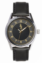 Load image into Gallery viewer, Black and Gold Classic Watch
