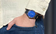 Load image into Gallery viewer, Blue Sunburst Watch
