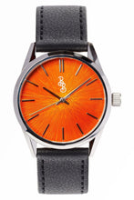 Load image into Gallery viewer, Orange Sunburst Watch
