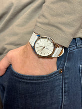 Load image into Gallery viewer, White Sunburst Watch
