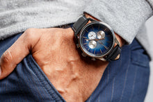 Load image into Gallery viewer, Blue Retro Chronograph
