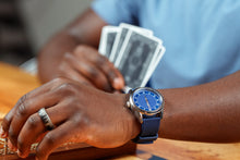 Load image into Gallery viewer, Blue Classic Watch
