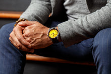 Load image into Gallery viewer, Yellow Sunburst Watch

