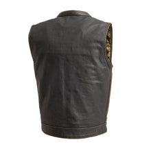 Load image into Gallery viewer, The Cut Men's Motorcycle Leather Vest, Multiple Color Options
