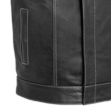 Load image into Gallery viewer, The Cut Men's Motorcycle Leather Vest, Multiple Color Options
