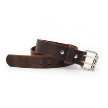 Load image into Gallery viewer, The Double Down Belt Rustic Leather Belt
