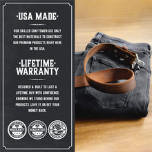 Load image into Gallery viewer, The Double Down Belt Rustic Leather Belt
