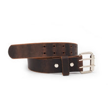 Load image into Gallery viewer, The Double Down Belt Rustic Leather Belt

