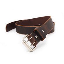 Load image into Gallery viewer, The Double Down Belt Rustic Leather Belt
