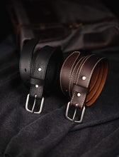 Load image into Gallery viewer, The Executive Leather 1 1/4 Inch Dress Belt
