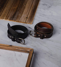 Load image into Gallery viewer, The Executive Leather 1 1/4 Inch Dress Belt
