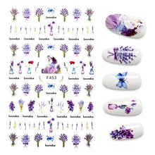 Load image into Gallery viewer, The New 3D Nail Sticker Cool English Letter stickers for nail  Foil Love Heart Design Nails Accessories Fashion Manicure Sticker Stickers Girls Manicure Decoration Nail Art Supplies 3D Self-Adhesive Nail Decals Designer Nail Stickers for Acrylic Nails

